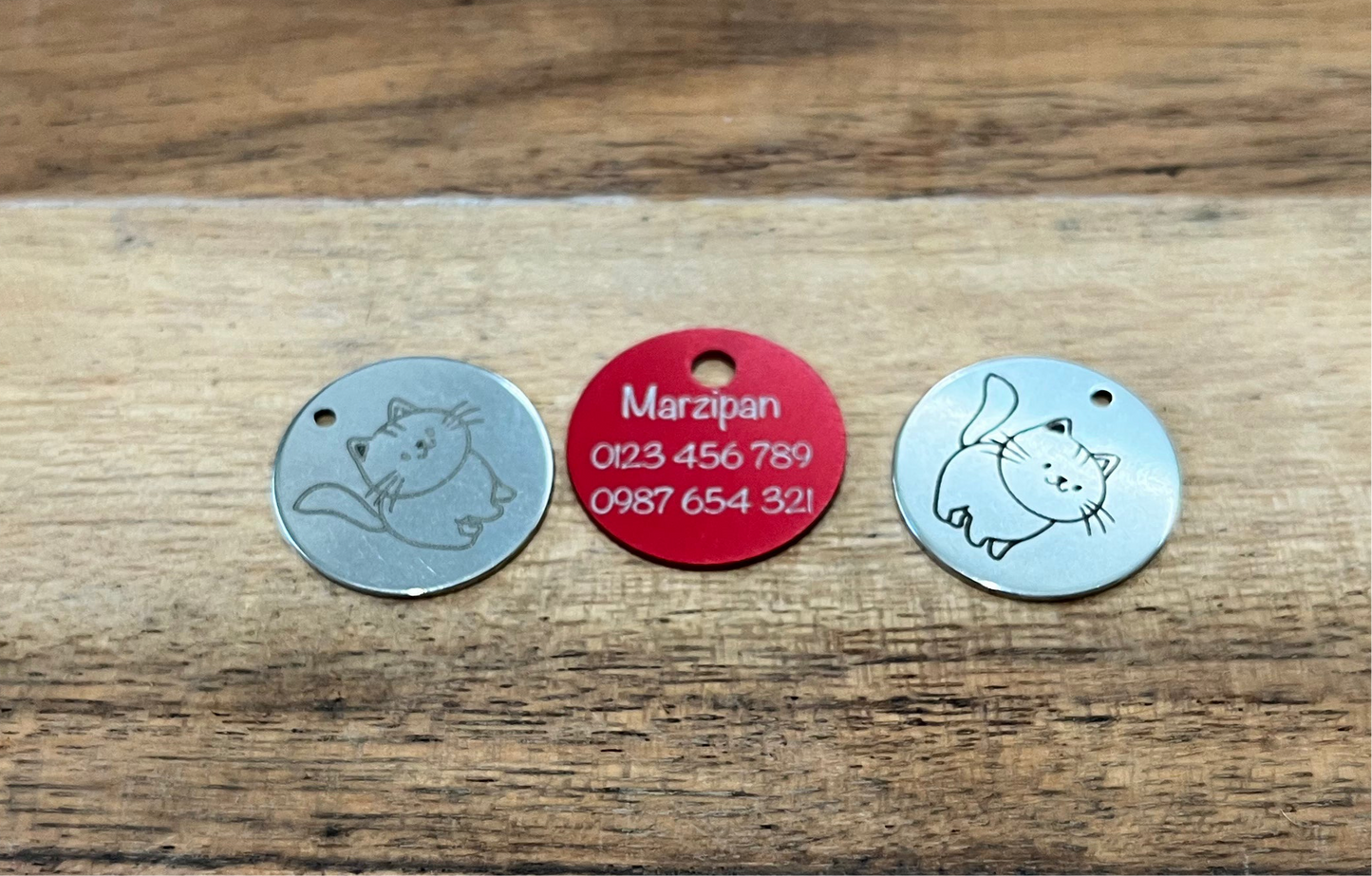 Customised Small Name Tag (Cat/Puppy)