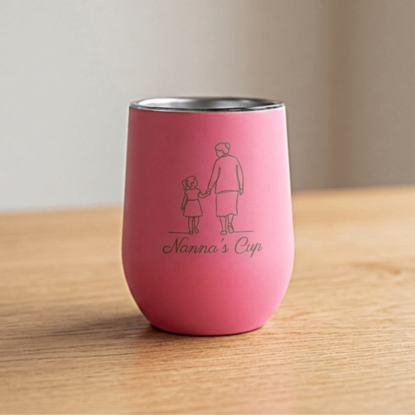 Custom Photo Portrait Coffee/Wine Tumbler