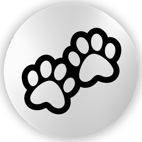 Two paw prints