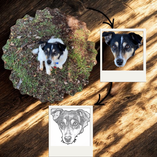 Custom Pet Portrait Coffee/Wine Tumbler