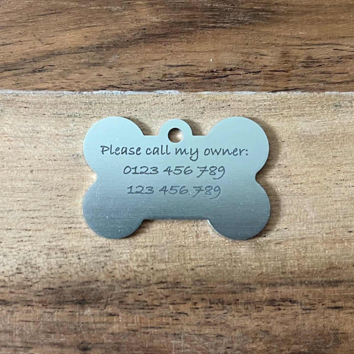 Custom Bone Shaped Pet tag