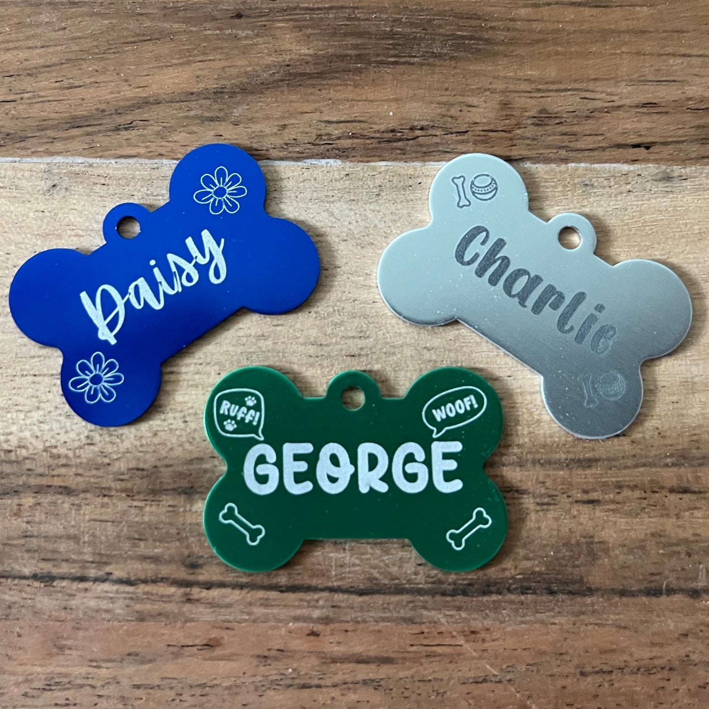 Custom Bone Shaped Pet tag