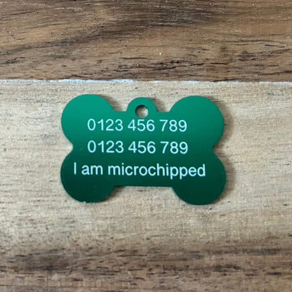 Custom Bone Shaped Pet tag