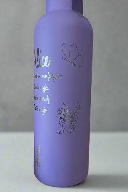 Custom Engraved Funky Banana Designs Insulated Stainless Steel Water Bottle
