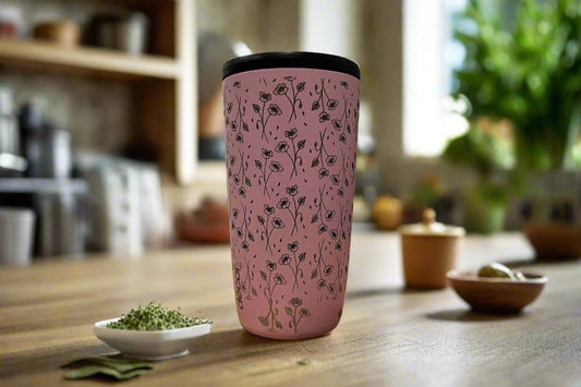 Laser engraved travel mug 