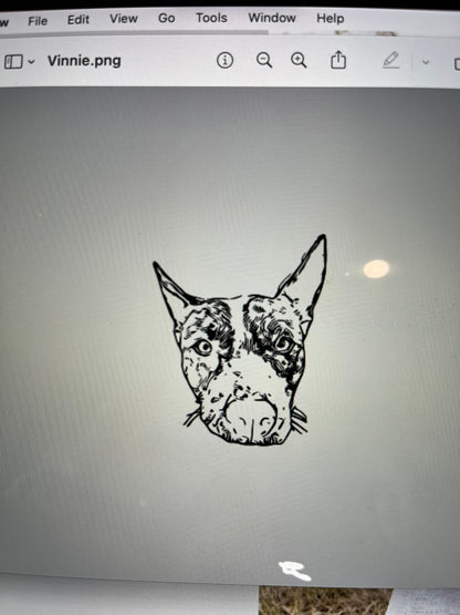 Custom Pet Portrait Coffee/Wine Tumbler