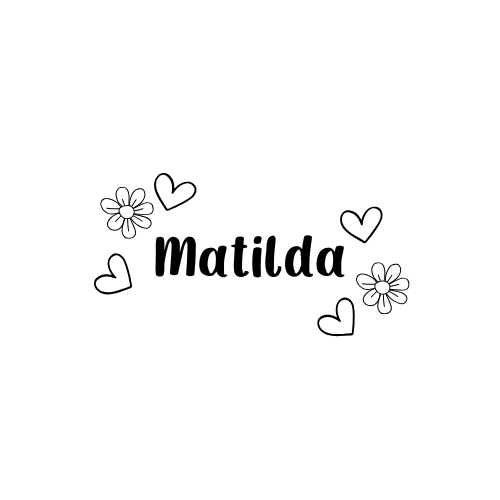 Simple Flowers and Hearts