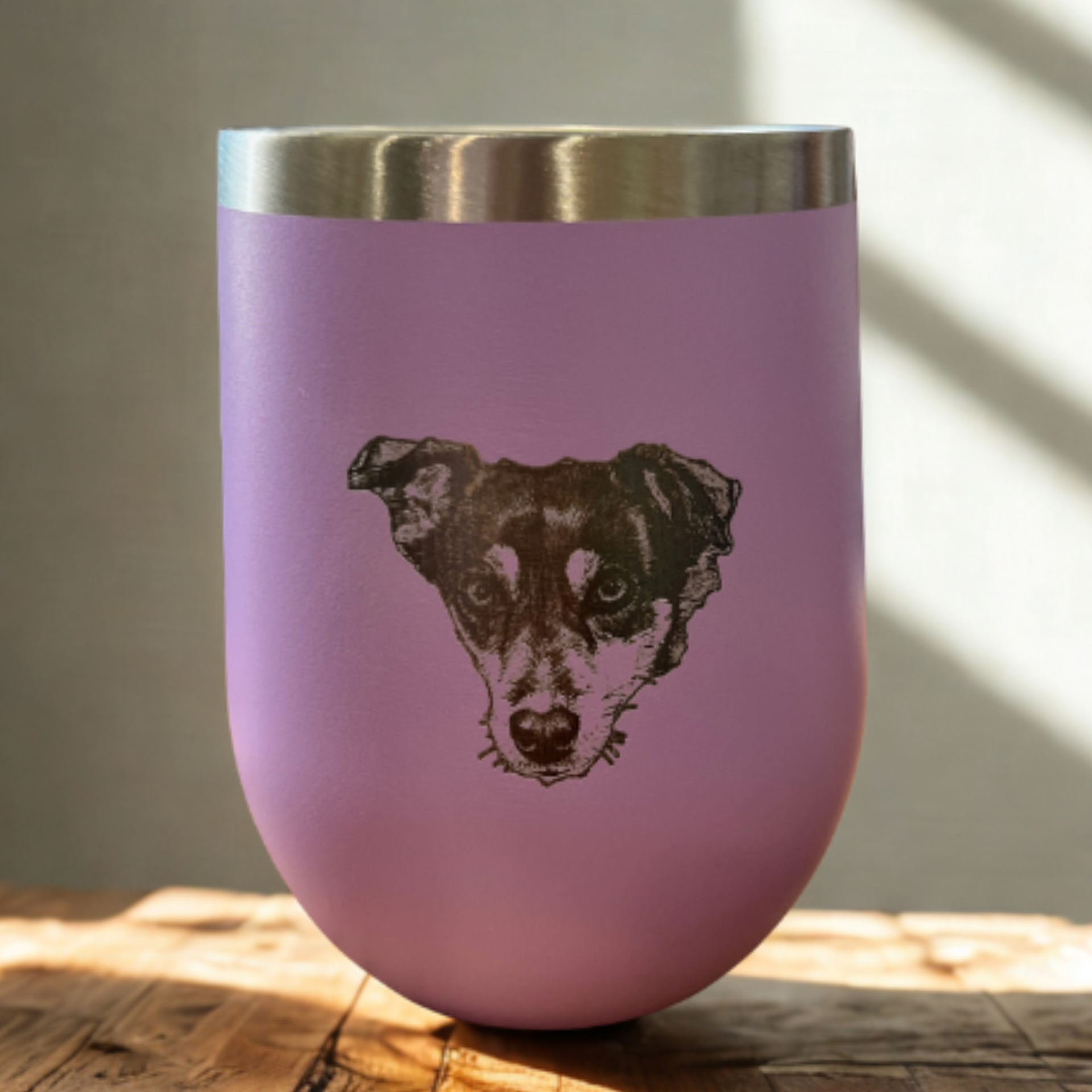 Engraved Pet Portrait Cup