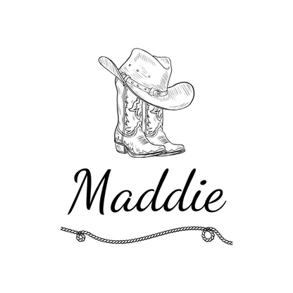 Cowgirl Boots and Hat