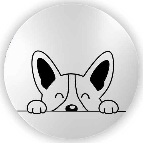 Dog Peeking out