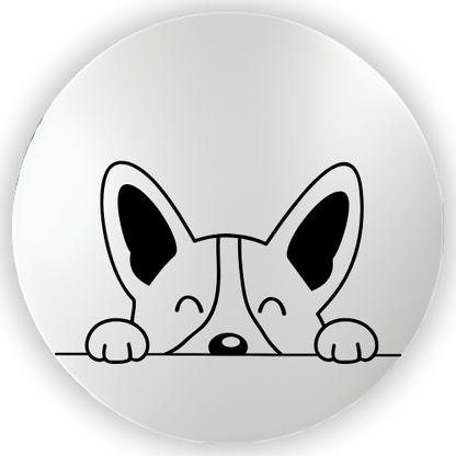 Dog Peeking out